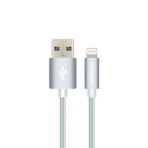 Apple Lightning Sync & Charge Cable 1.2 Mtr (Braided) – Silver