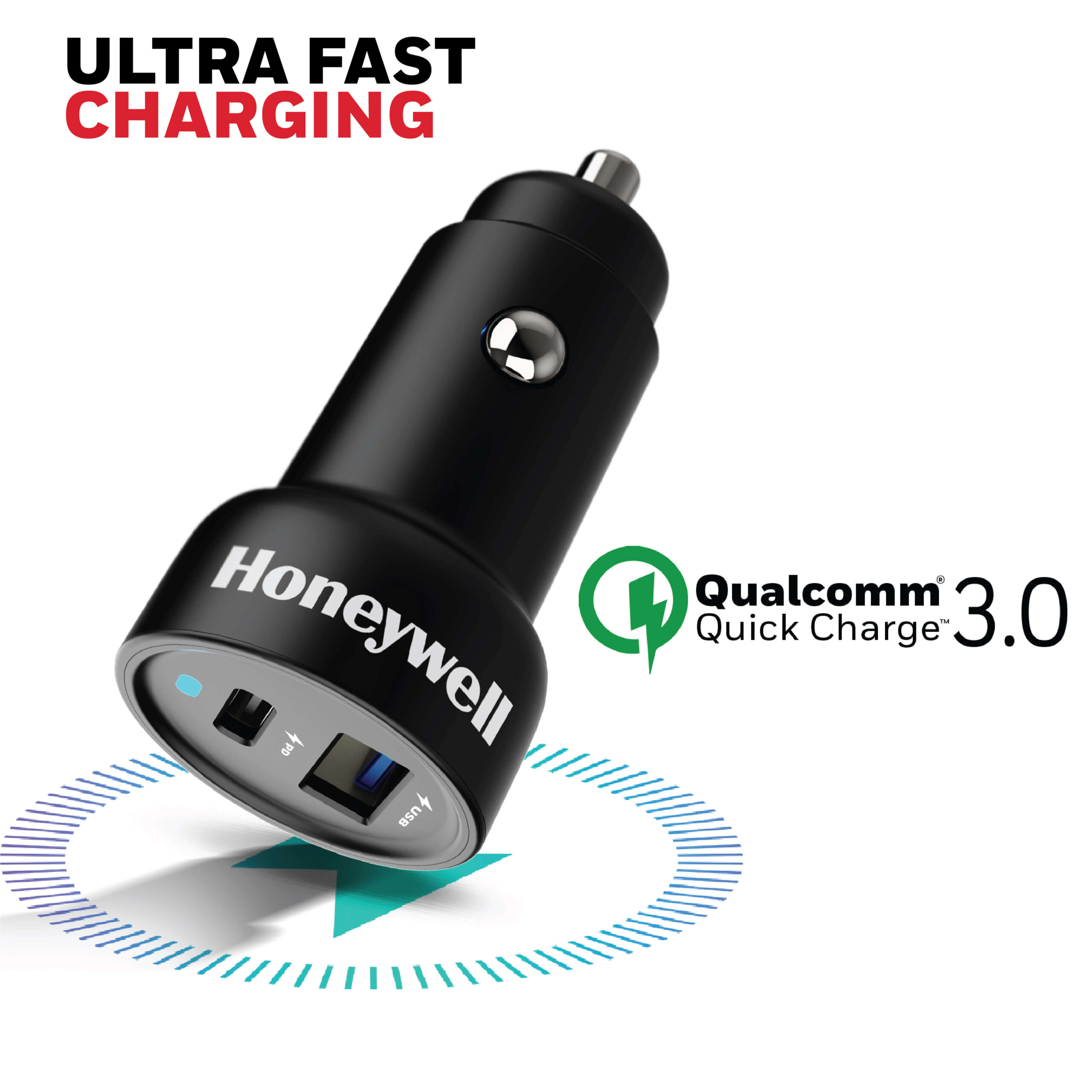 Micro CLA 38W PD Smart Car Charger - Image 2