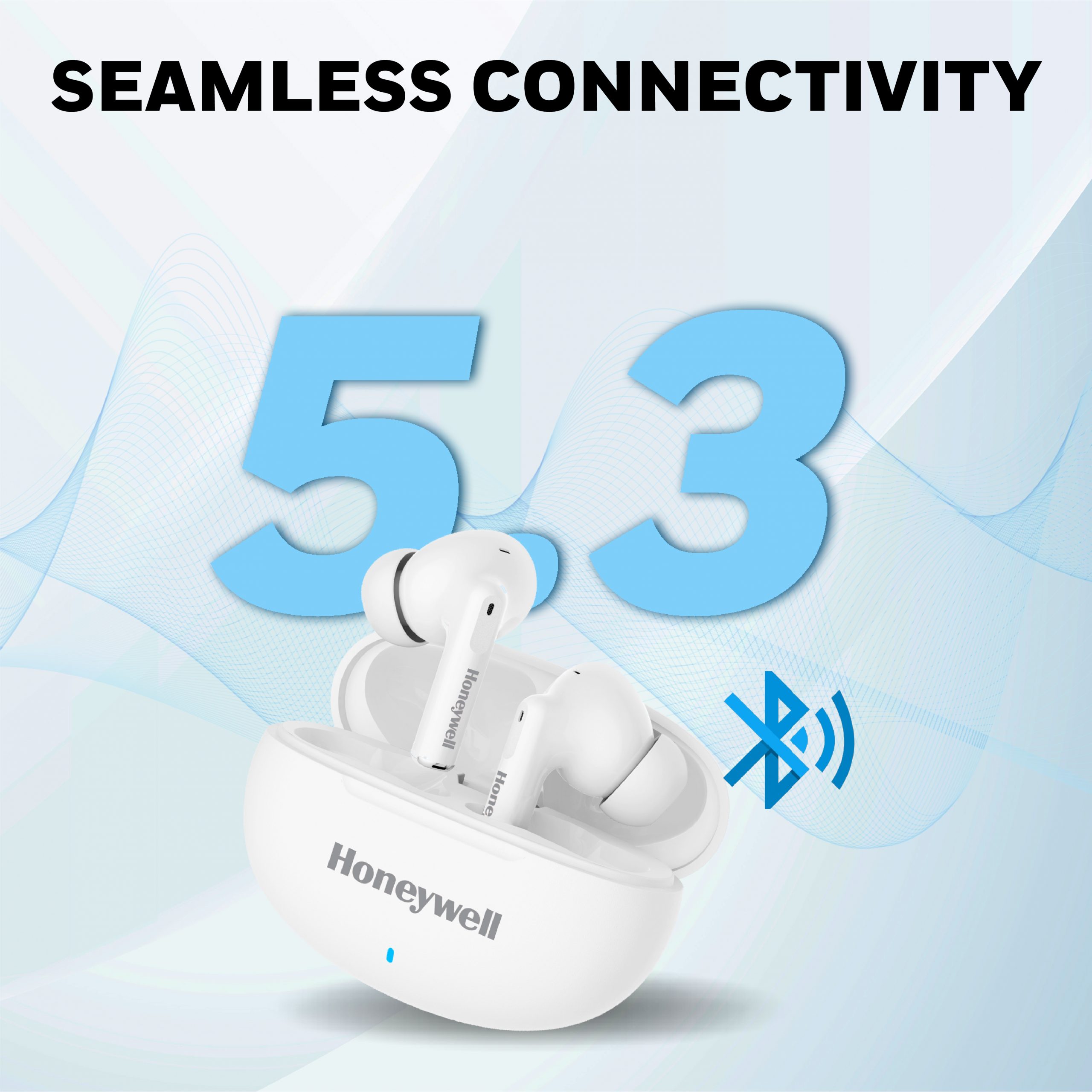 Moxie V1200 Truly Wireless Earbuds-White - Image 10