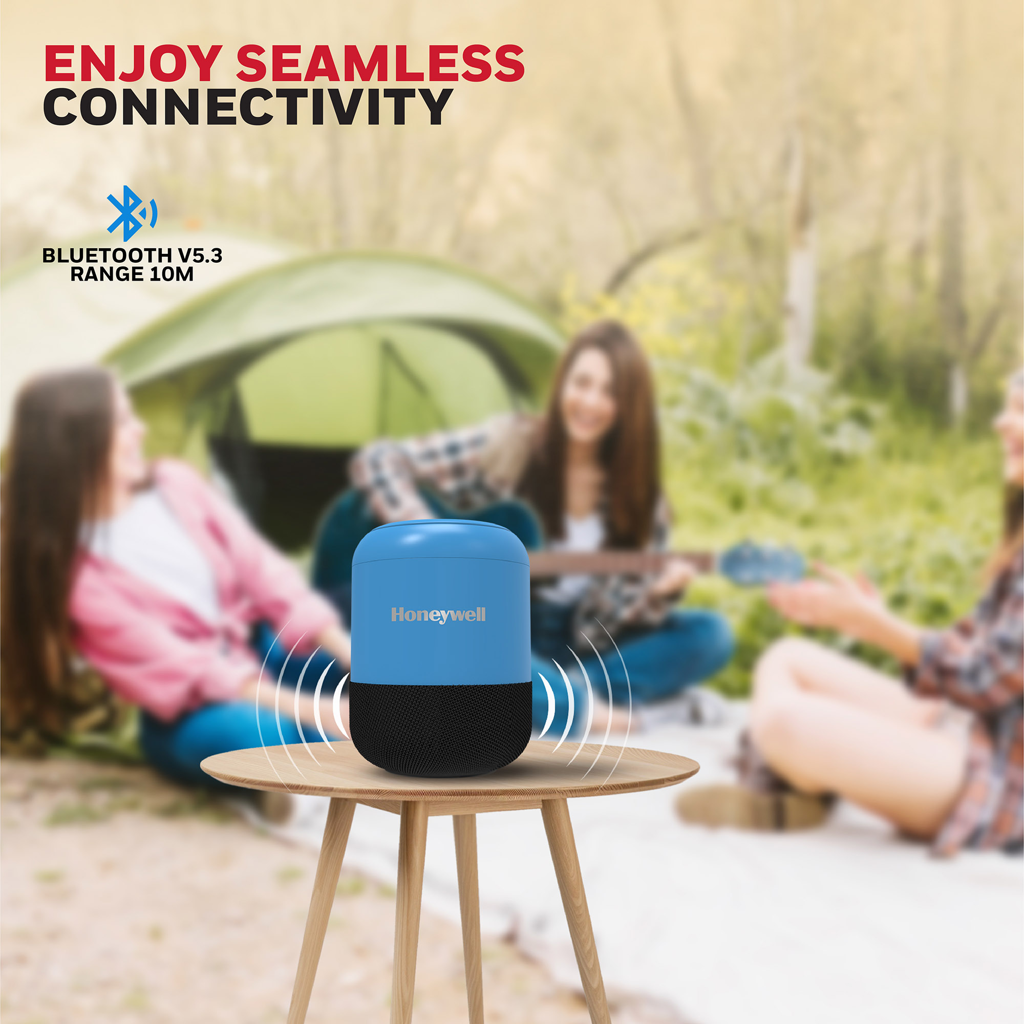 Moxie V200 Bluetooth Speaker – Blue - Image 2