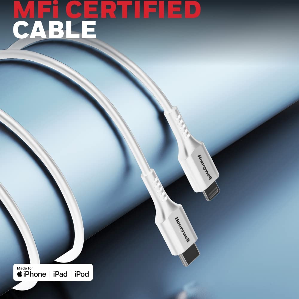 Type C to Lightning cable 1.8Mtr – White - Image 2