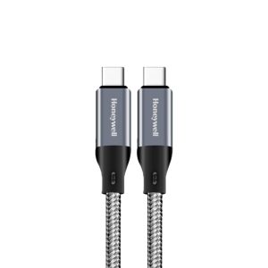Type C to Type C USB 3.1 cable 1.2mtr – (Braided) – Grey
