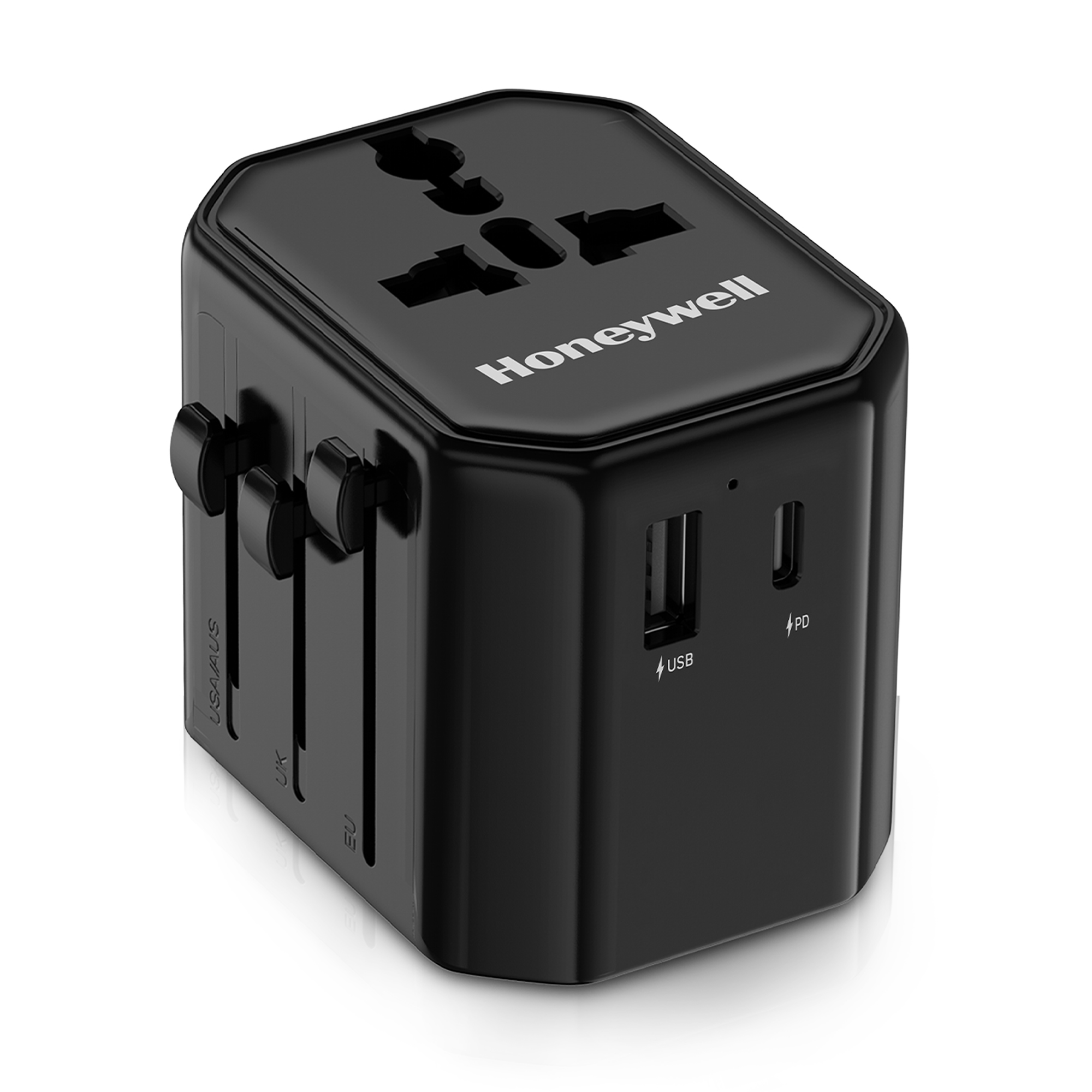 Universal World Travel Adapter – 12W(Black)