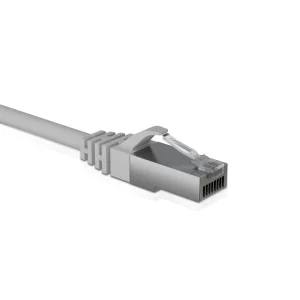 Cat 6A STP Patch Cord LSZH Jacket 1 Meter Grey
