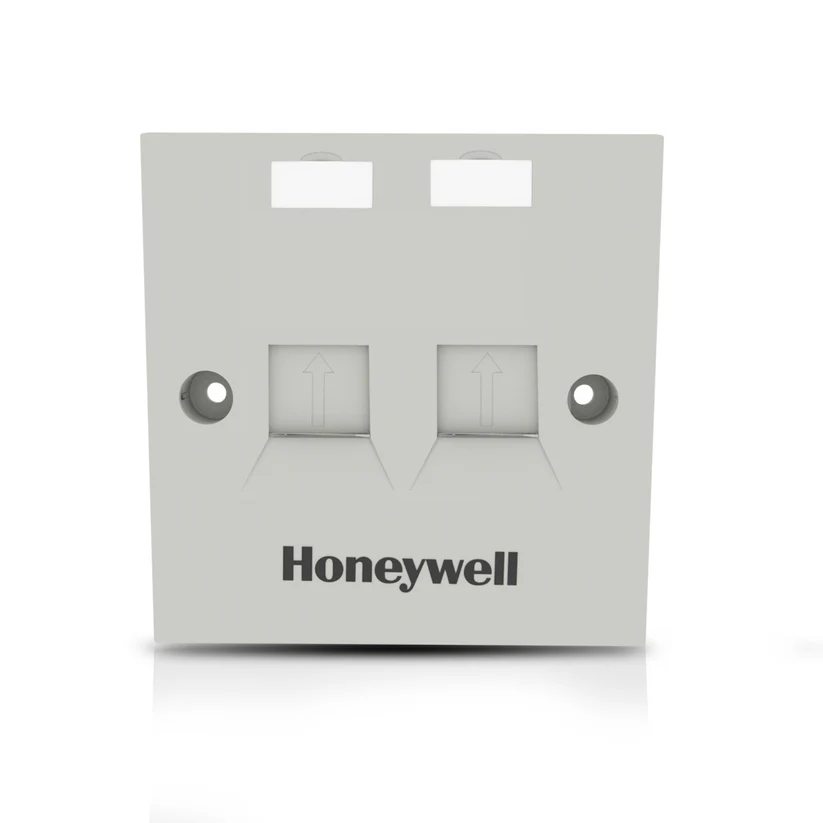 Square Face Plate for Holding Dual Keystone Jack UTP and STP